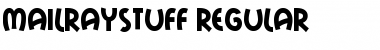 Mail Ray Stuff Font