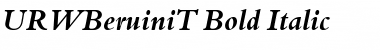 URWBeruiniT Bold Italic Font