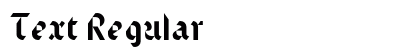 Text Regular Preview