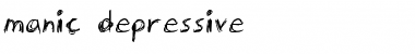 Download manic-depressive Font