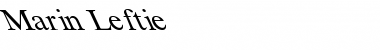 Download Marin Leftie Font Download Marin Leftie Font