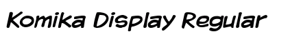 Komika Display Regular Preview