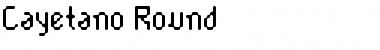 Cayetano Round Regular Font Cayetano Round Regular Font