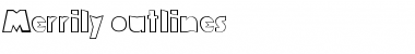 Merrily outlines Font