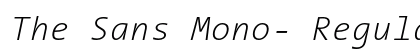 The Sans Mono- Regular preview