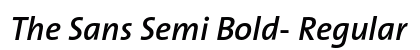 The Sans Semi Bold- Regular preview