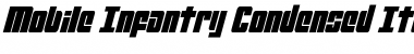 Mobile Infantry Condensed Italic Font