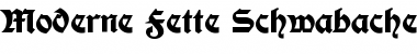 Moderne Fette Schwabacher UNZ1A Regular Font