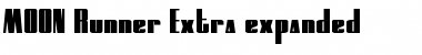 MOON Runner Extra-expanded Extra-expanded Font