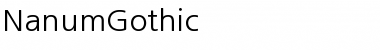 NanumGothic Regular Font