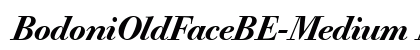 BodoniOldFaceBE-Medium MediumItalic preview