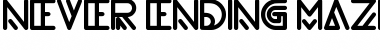 Download never ending maze Font Download never ending maze Font