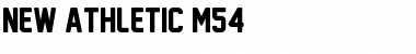 New Athletic M54 Regular Font
