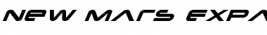 New Mars Expanded Italic Font