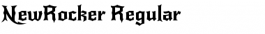 NewRocker Regular Font