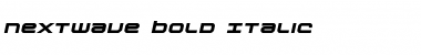 Download Nextwave Bold Italic Font