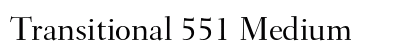 Transitional 551 Medium preview