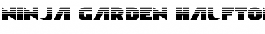 Ninja Garden Halftone Regular Font