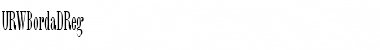 Download URWBordaDReg Font Download URWBordaDReg Font