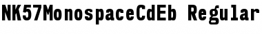 NK57 Monospace Condensed ExtraBold Font