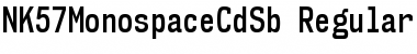 NK57 Monospace Condensed SemiBold Font