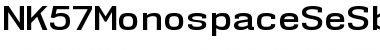 NK57 Monospace Semi-Expanded SemiBold Font