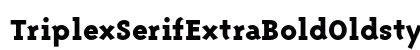 TriplexSerifExtraBoldOldstyle Regular Preview
