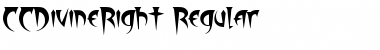 CCDivineRight Regular Font