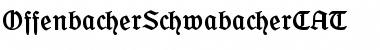 OffenbacherSchwabacherCAT Regular Font