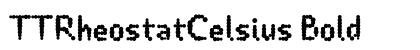 TTRheostatCelsius Bold preview