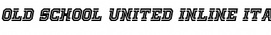 Old School United Inline Italic Font