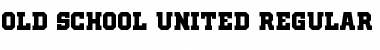 Old School United Regular Font