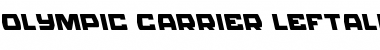 Olympic Carrier Leftalic Italic Font