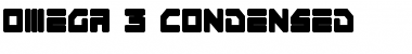 Omega-3 Condensed Font