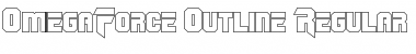 OmegaForce Outline Font