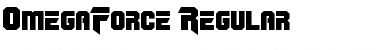 OmegaForce Regular Font