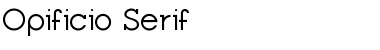 Opificio Serif Regular Font