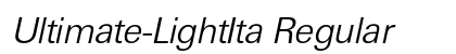 Ultimate-LightIta Regular preview