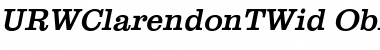 URWClarendonTWid Font