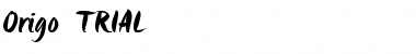 Download Origo_TRIAL Font
