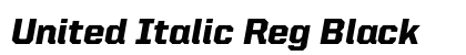 United Italic Reg Black Preview