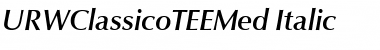 URWClassicoTEEMed Font