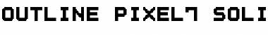 Download Outline Pixel7 Solid Font