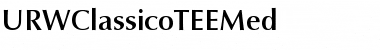 URWClassicoTEEMed Regular Font