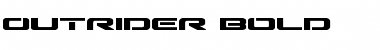 Outrider Bold Font