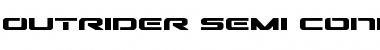 Outrider Semi-Condensed Bold Font