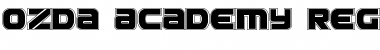 Ozda Academy Regular Font