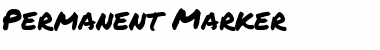 Permanent Marker Font