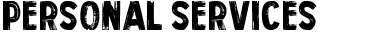 Personal Services Font