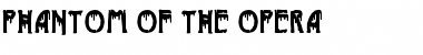 Phantom of the Opera Regular Font